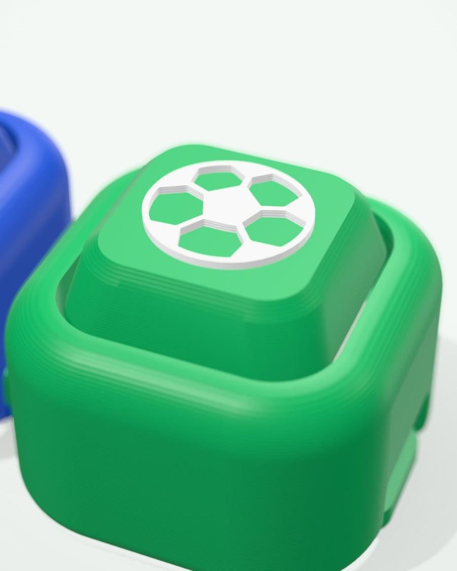 Colorful Squigli name clickers spelling names with symbols
