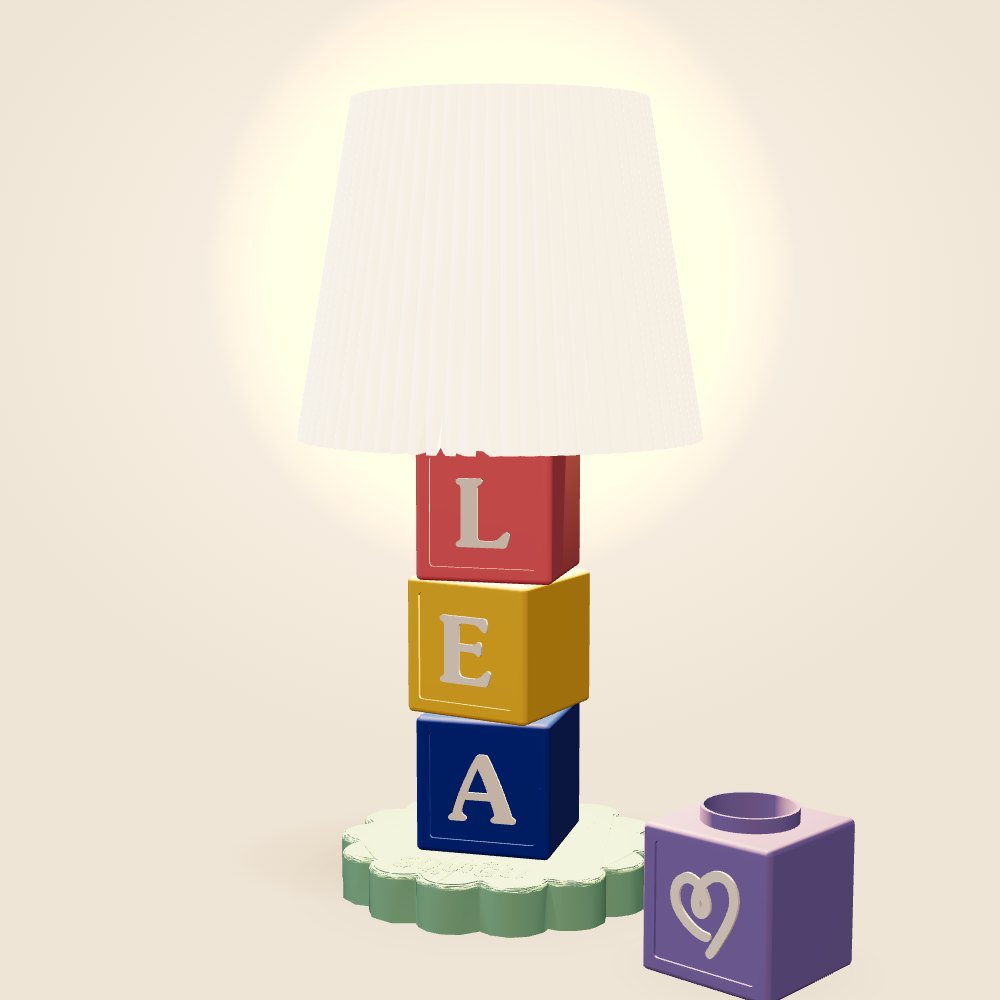 Name lamp